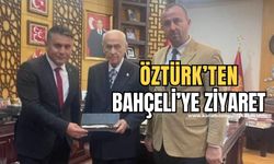 İl Başkanı Öztürk Devlet Bahçeli’yi ziyaret etti