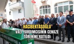 Hacıbektaşoğlu Ereğli'de cenaze törenine katıldı