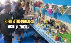 İlkokulda sıfır atık projesinin açılışı yapıldı