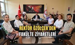 Rektör Özölçer'den Sağlık Bilimleri Fakültesi ve Ahmet Erdoğan MYO'ya Ziyaret