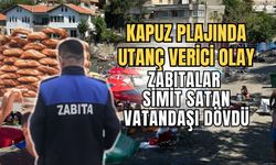 Plajda yine olay: Zabıtalar simitçiyi darp etti