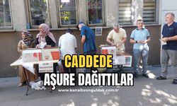 Zonguldak halkına aşure ikram ettiler