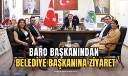 Baro Başkanı Türker Kapkaç Belediye Başkanı Tahsin Erdem’i ziyaret etti!