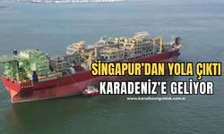 Türkiye'nin yüzer üretim platformu Singapur’dan yola çıktı