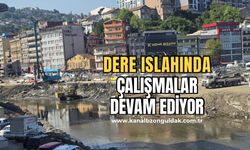 Dere ıslah çalışması hız kesmeden devam ediyor