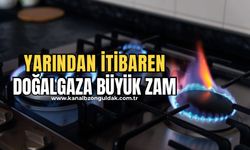 Doğalgaza yüzde 38 zam geldi