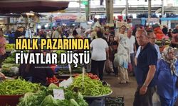 Halk pazarında fiyatlar normale döndü