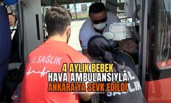 Hava ambulansı 4 aylık Yiğit için havalandı