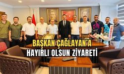 Kamuran Aşkar ve Sendika Başkanları İl Başkanı Çağlayan'ı ziyaret etti