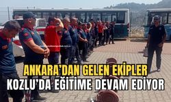 Ankara’dan gelen itfaiye ekipleri Kozlu’da eğitim verdi!