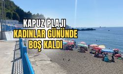 Kapuz Plajı kadınlar gününde beklenen ilgiyi görmedi