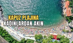 Kapuz Plajı kadınlar gününde doldu taştı