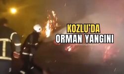 Kozlu'da çıkan yangına ekipler hızla müdahale etti