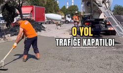 Beton dökülmüştü! Bugün trafiğe kapatıldı