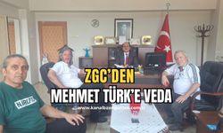 ZGC'den Mehmet Türk'e veda ziyareti