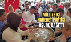 MHP İl Başkanlığı aşure dağıttı