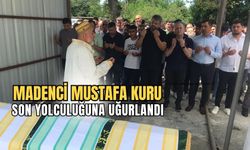 Kaçak ocakta hayatını kaybetmişti: Mustafa Kuru son yolculuğuna uğurlandı