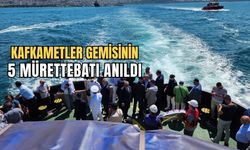 Karadeniz Ereğli açıklarında batan Kafkametler'in 5 mürettebatı anıldı