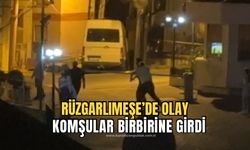 Anıl sitesi önünde olay: Komşular bir birine girdi!