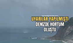 Sağanak yağış beraberinde hortum getirdi