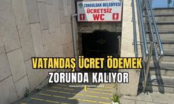 Kapalı olan tuvaletlere vatandaş tepki gösterdi