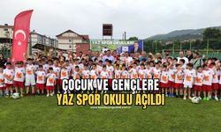 Yaz spor okulu açıldı