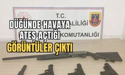 Düğünde havaya ateş açanların görüntüsü ortaya çıktı