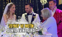 Metin Ergenç ve Zeynep Şenel muhteşem tören ile dünya evine girdi