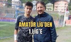 Genç yetenek, Amatör Lig'den 1. Lig'e transfer oldu