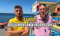 Cankurtaranlar, 67 kişiyi boğulmaktan kurtardı