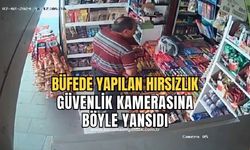 Büfe sahibinin dikkati, hırsızlığı ele verdi