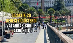 Güzel havayı gören sahile koştu