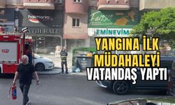 Ereğli’de yangın! İlk müdahaleyi vatandaş yaptı