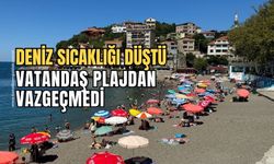 Kapuz plajında vatandalar serinlemeye devam ediyor