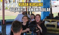 Kuran kursunu başarıyla tamamlayan öğrenciler lunaparkta doyasıya eğlendi