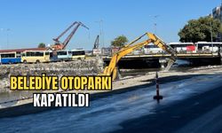 Dere islahı projesi kapsamında belediye otoparkı kapatıldı!