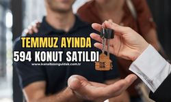 Zonguldak’ta 2024 yılı Temmuz ayında 594 konut satıldı