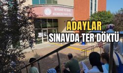 Adaylar KPSS ÖABT sınavında ter döktü