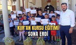 Devrek’te Yaz Kur’an Kursu eğitimleri sona erdi