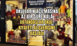 Okulların açılmasına bir ay kala veliler alışverişe başladı