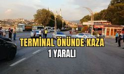 Motosiklet ve otomobil çarpıştı: 1 kişi hafif yaralı