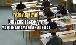 YÖK'ten üniversite kayıtlarına ilişkin açıklama