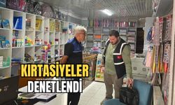 Okulların açılmasına kısa süre kala ekipler kırtasiyeleri denetledi