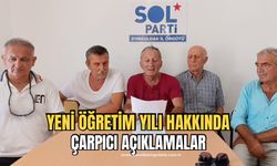 Sol Parti’den yeni öğretim yılı hakkında flaş açıklamalar