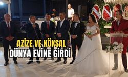 Azize Burgucu ve Köksal Tunçtürk dünya evine girdi