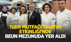 BEUN mezunu Böyükaslan Uluslararası Türk Mutfağı Tanıtım Etkinliği’nde yer aldı