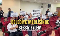 Birinci birleşim toplantısında sessiz eylem yapıldı