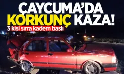 Çaycuma’da korkunç kaza: 3 kişi sırra kadem bastı!