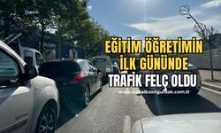 Eğitim öğretim başladı! Trafik felç oldu