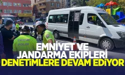 Zonguldak’ta emniyet ve jandarma ekiplerinin yoğun denetimleri sürüyor